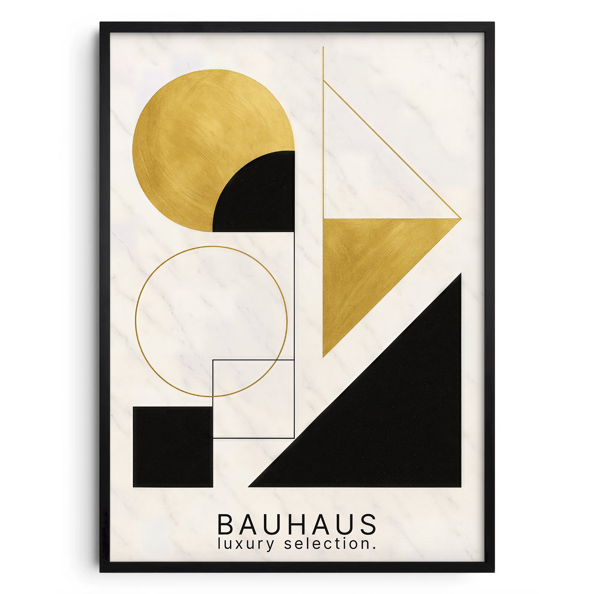 Bauhaus Shapes Poster – Luxury Line No. 2